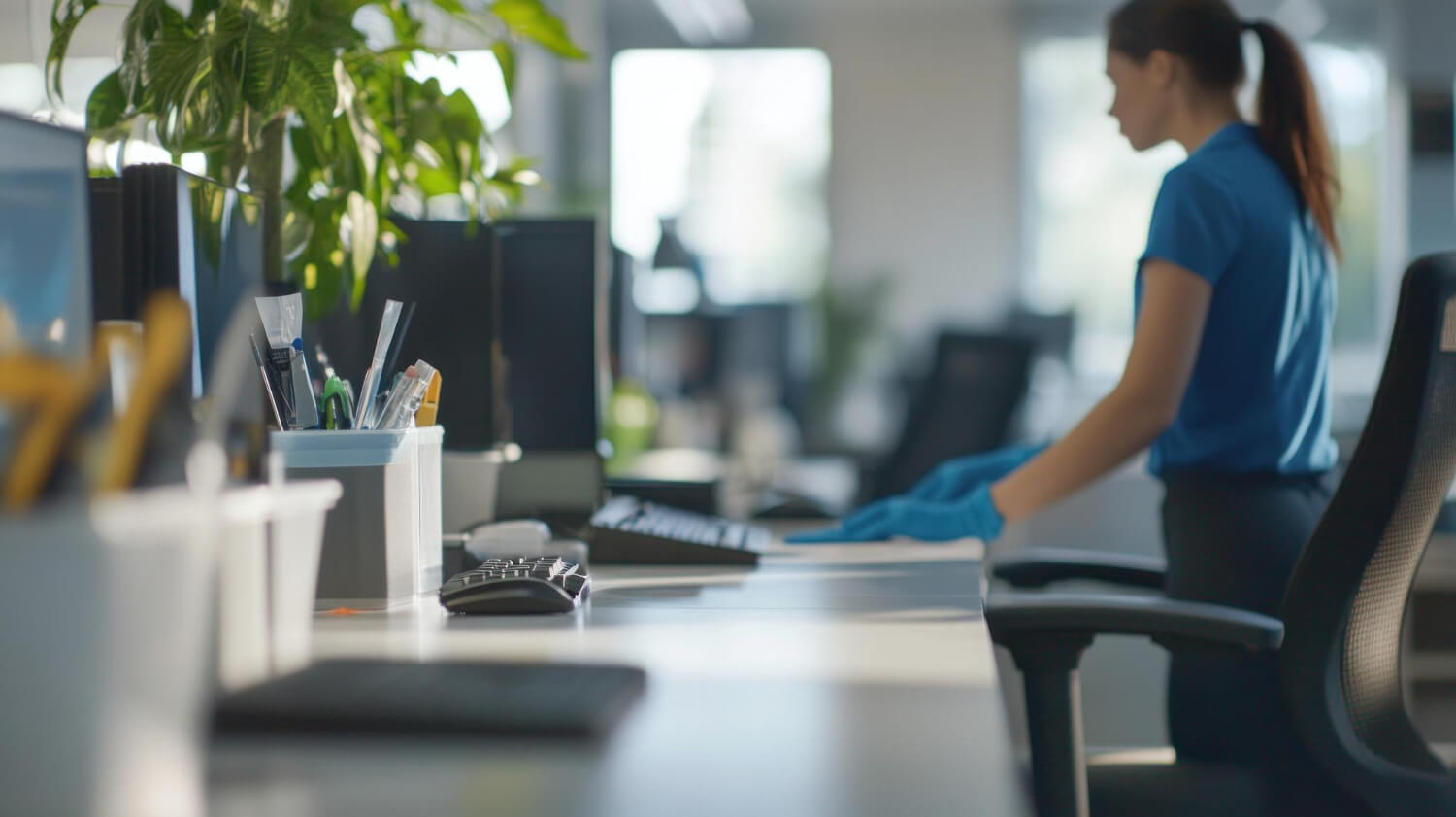 Tägliche oder wöchentliche Büroreinigung?